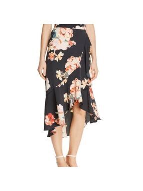 Band of Gypsies Floral Wrap Skirt Size Small